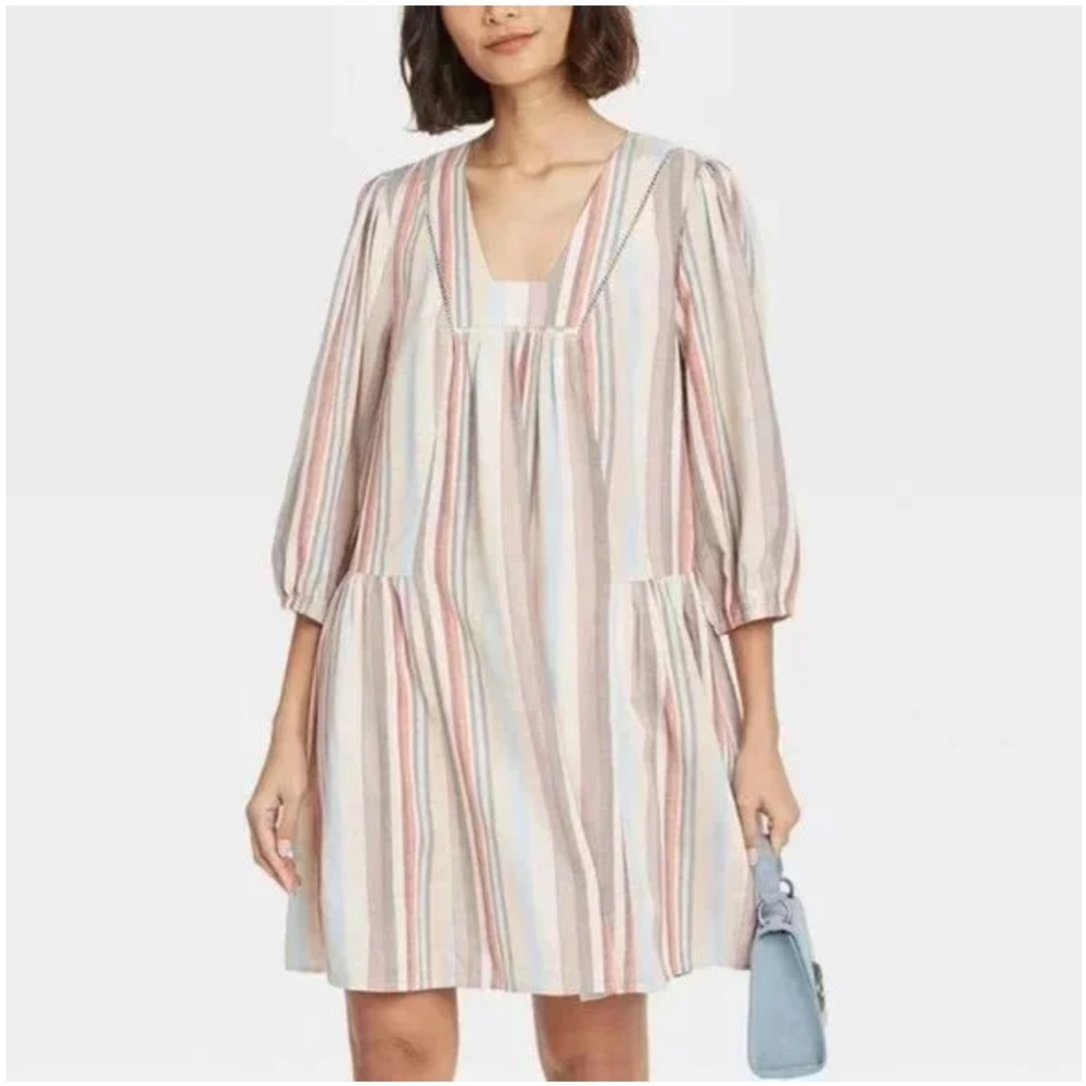 Knox Rose Boho Flowy Shift Dress L